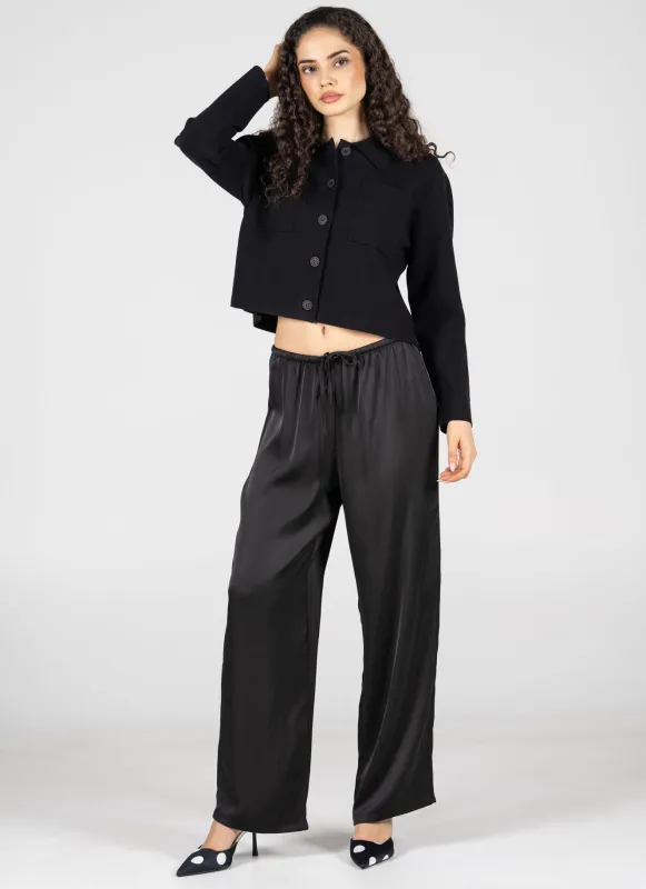 Satin Straight Leg Pant sold by C’est Moi