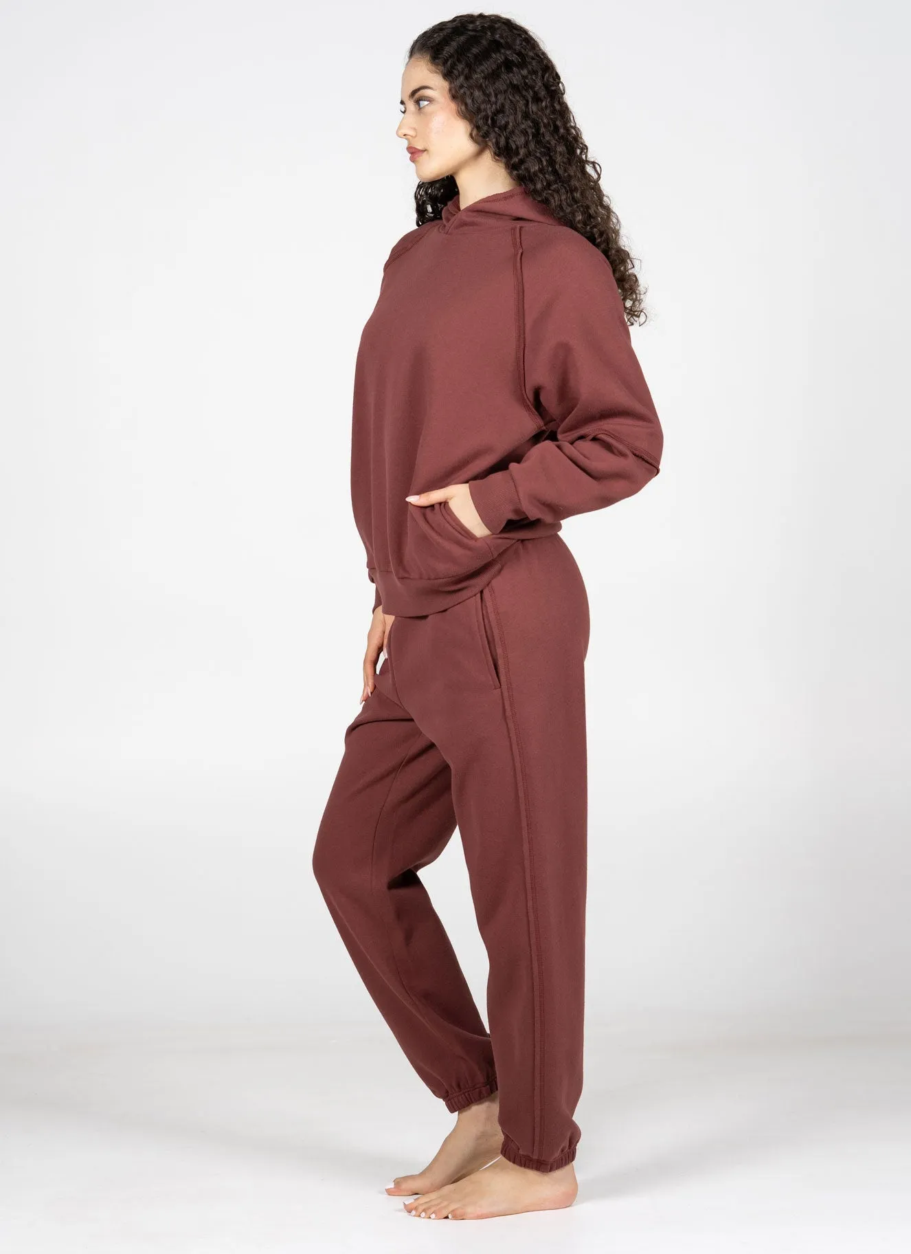 Recycled Poly/Cotton Fleece Jogger Pant sold by C’est Moi product image thumbnail 3