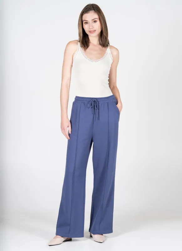 Recycled Poly/Cotton Fleece Wide Leg Pant sold by C’est Moi