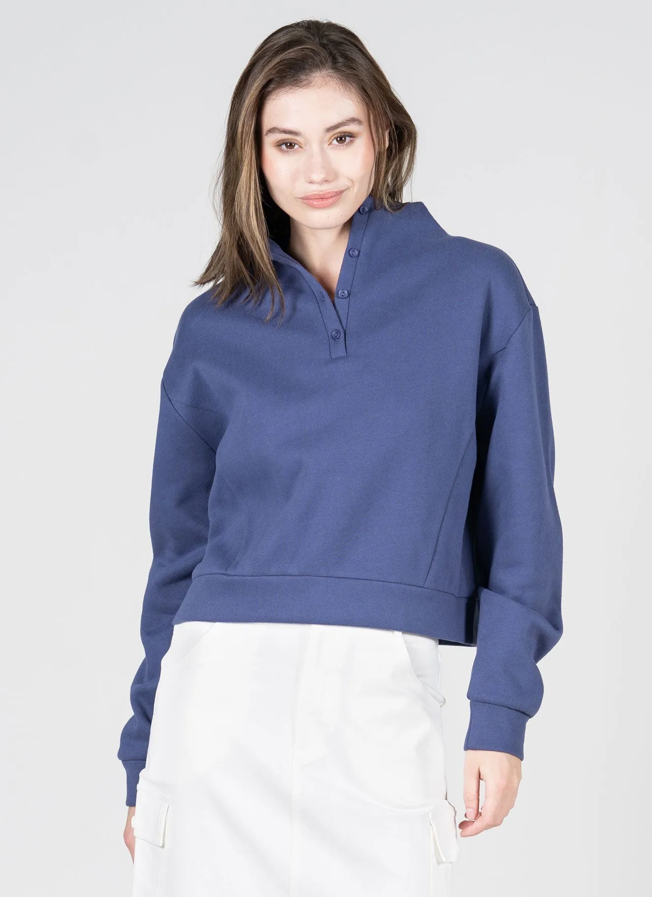 Recycled Poly/Cotton High Neck sold by C’est Moi product image thumbnail 3