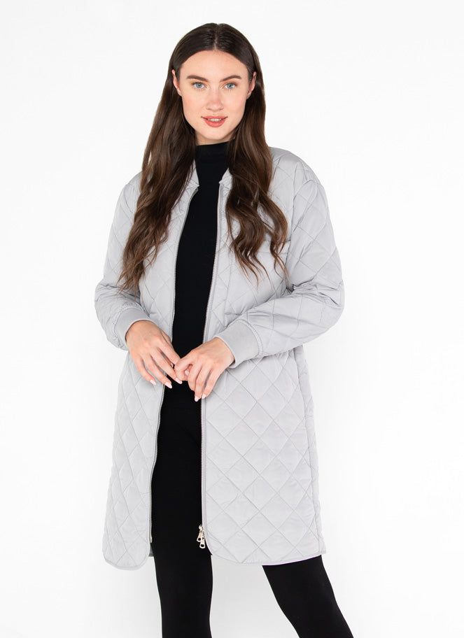 Long Quilted Jacket sold by C’est Moi product image thumbnail 3