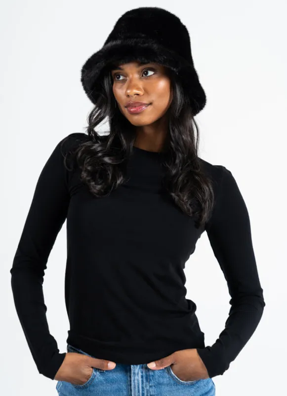 Faux Fur Bucket Hat sold by C’est Moi