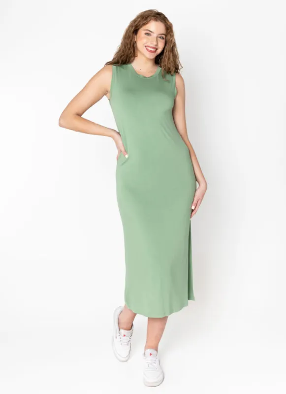 Bamboo C/S Tank Maxi Dress sold by C’est Moi