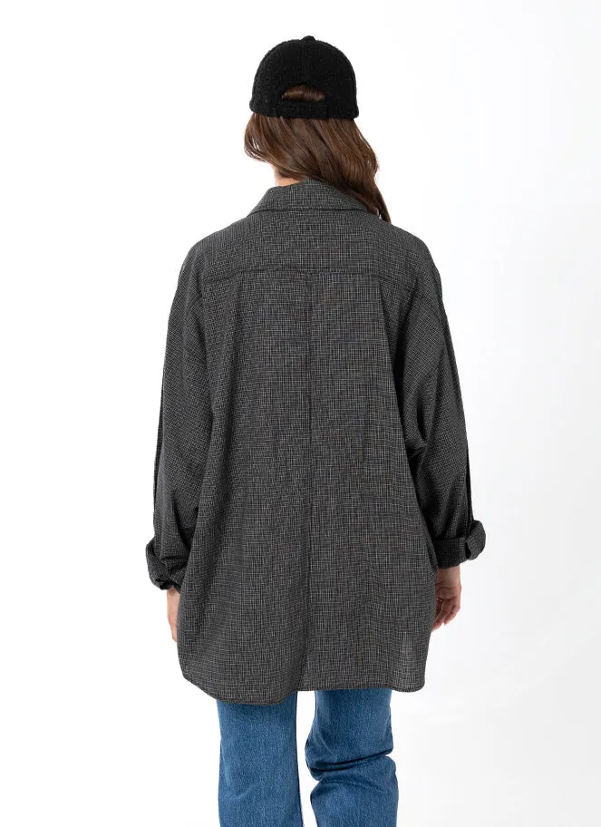 Check Pattern Oversized Blouse sold by C’est Moi product image thumbnail 4