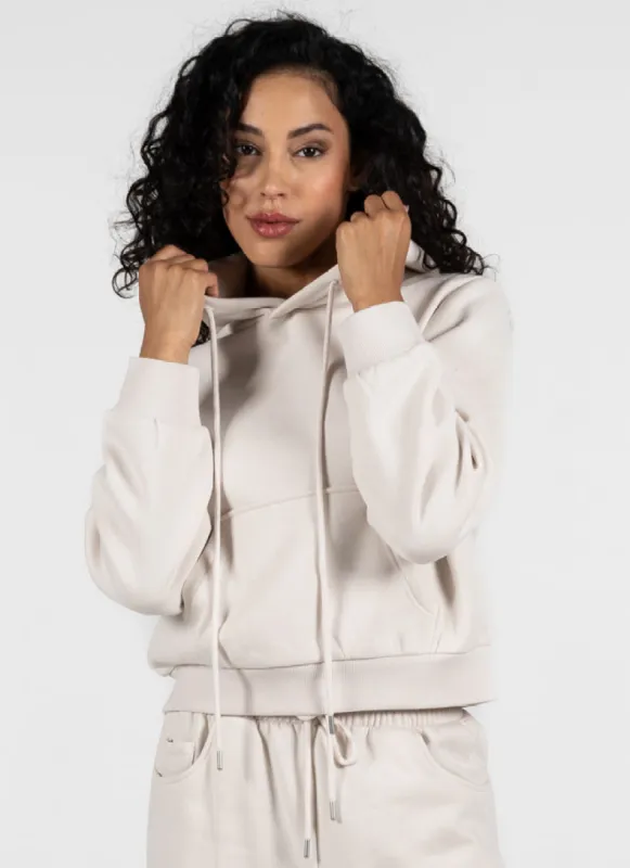 Recycled Poly/ Cotton Fleece Hoodie sold by C’est Moi