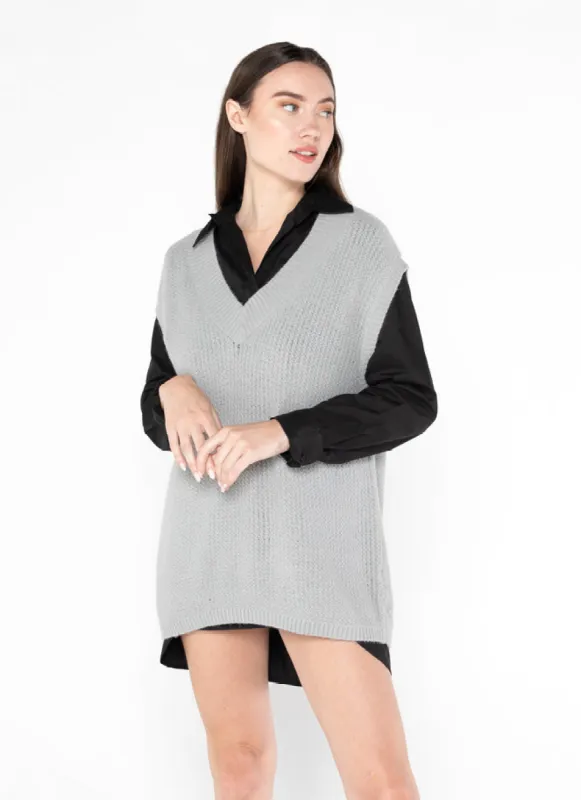 Sleeveless V Neck Tunic Vest sold by C’est Moi