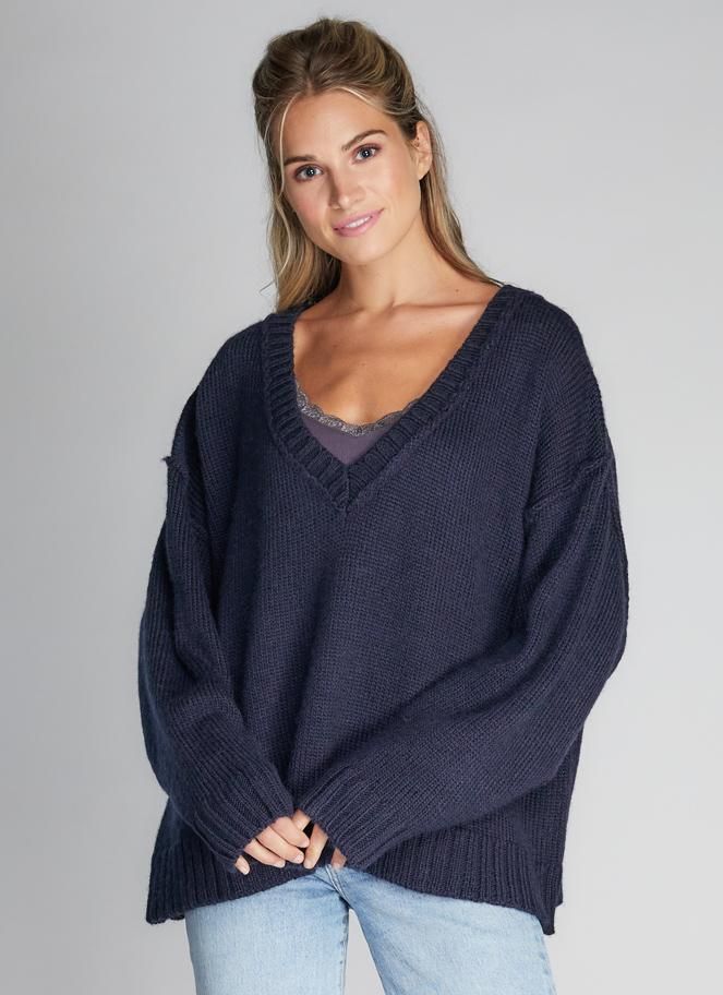 Deep V Sweater sold by C’est Moi product image thumbnail 3