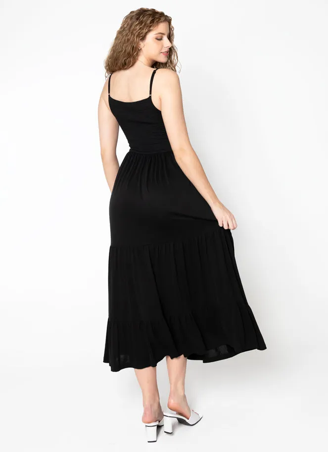 Smocking Tier Maxi Dress sold by C’est Moi product image thumbnail 4