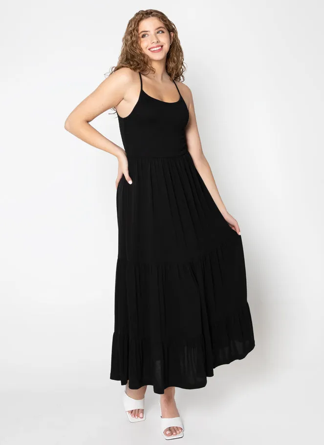 Smocking Tier Maxi Dress sold by C’est Moi product image thumbnail 2