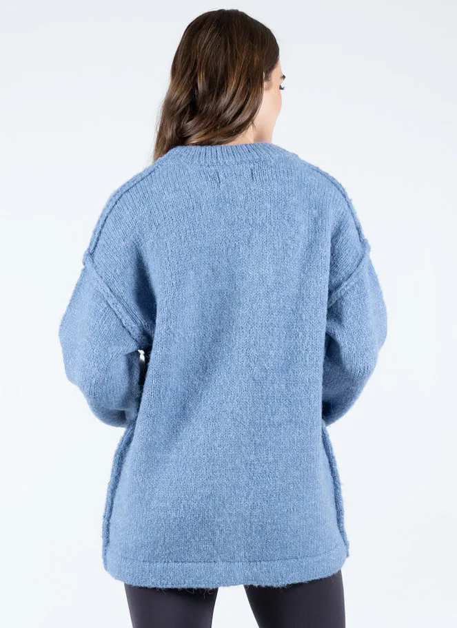 Oversized Button Cardigan sold by C’est Moi product image thumbnail 4