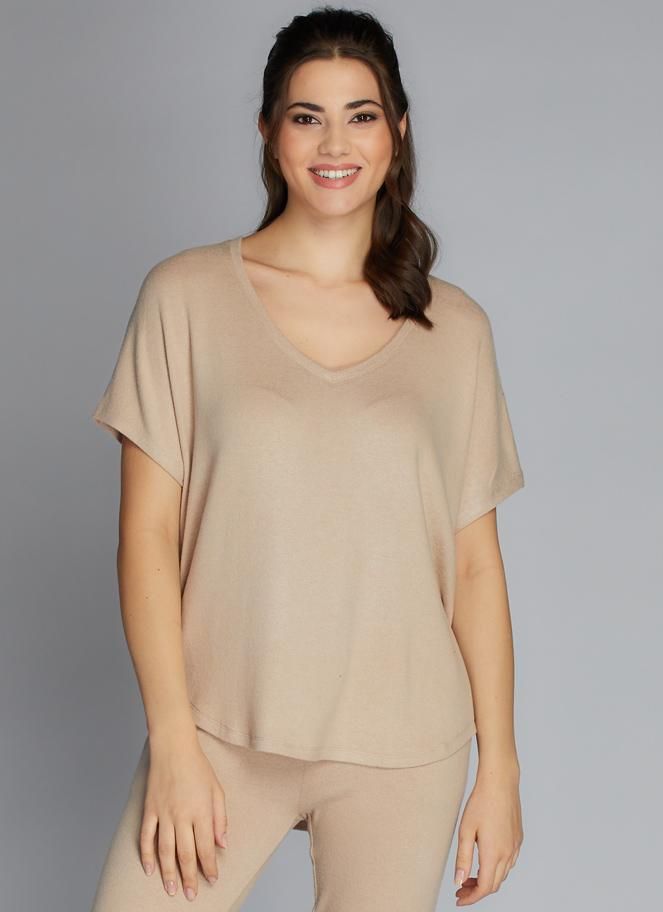 Soft S/S V-Neck sold by C’est Moi product image thumbnail 2