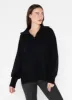 Knit Half Zipped Collared Sweater sold by C’est Moi