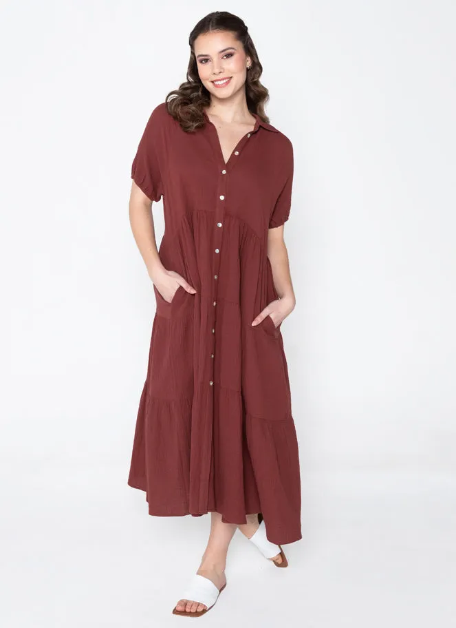 Bohemian Tier Dress sold by C’est Moi product image thumbnail 2