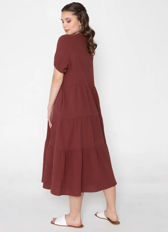 Bohemian Tier Dress sold by C’est Moi product image thumbnail 3