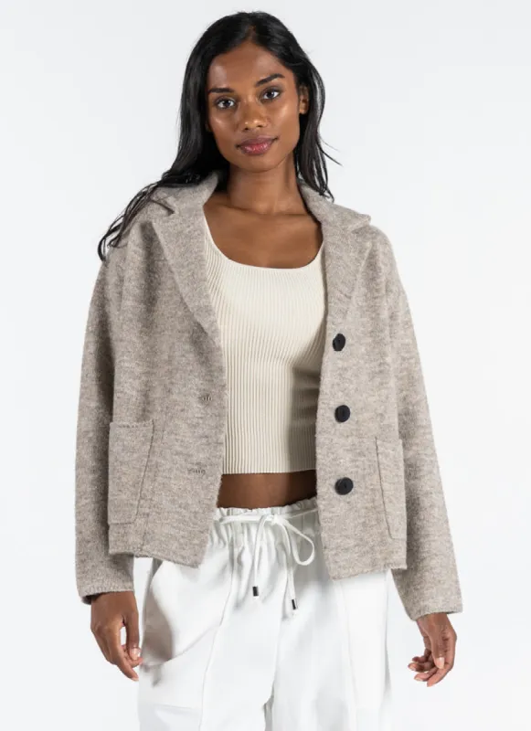 Crop Sweater Blazer sold by C’est Moi
