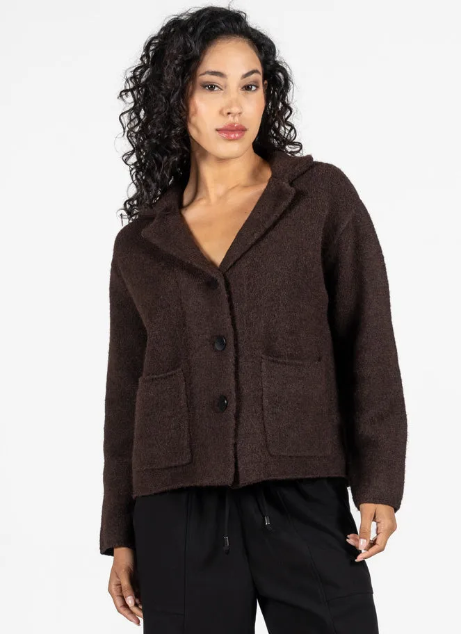 Crop Sweater Blazer sold by C’est Moi product image thumbnail 2