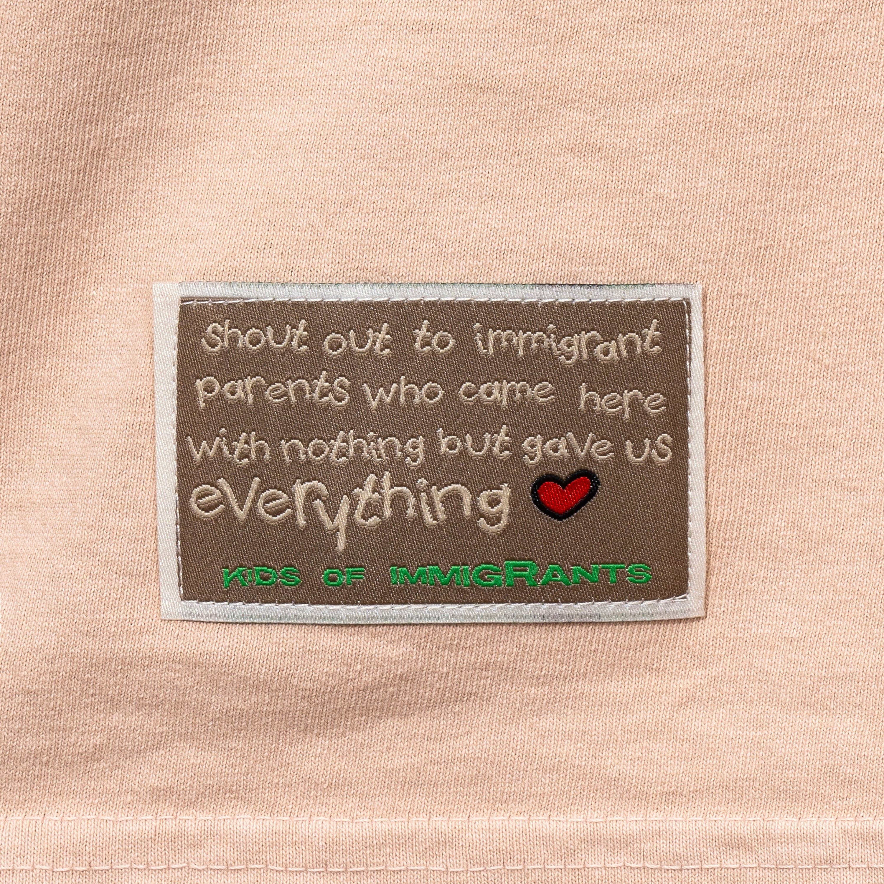 THIS IS FOR OUR FAMILY L/S TEE sold by Kids of Immigrants product image thumbnail 5