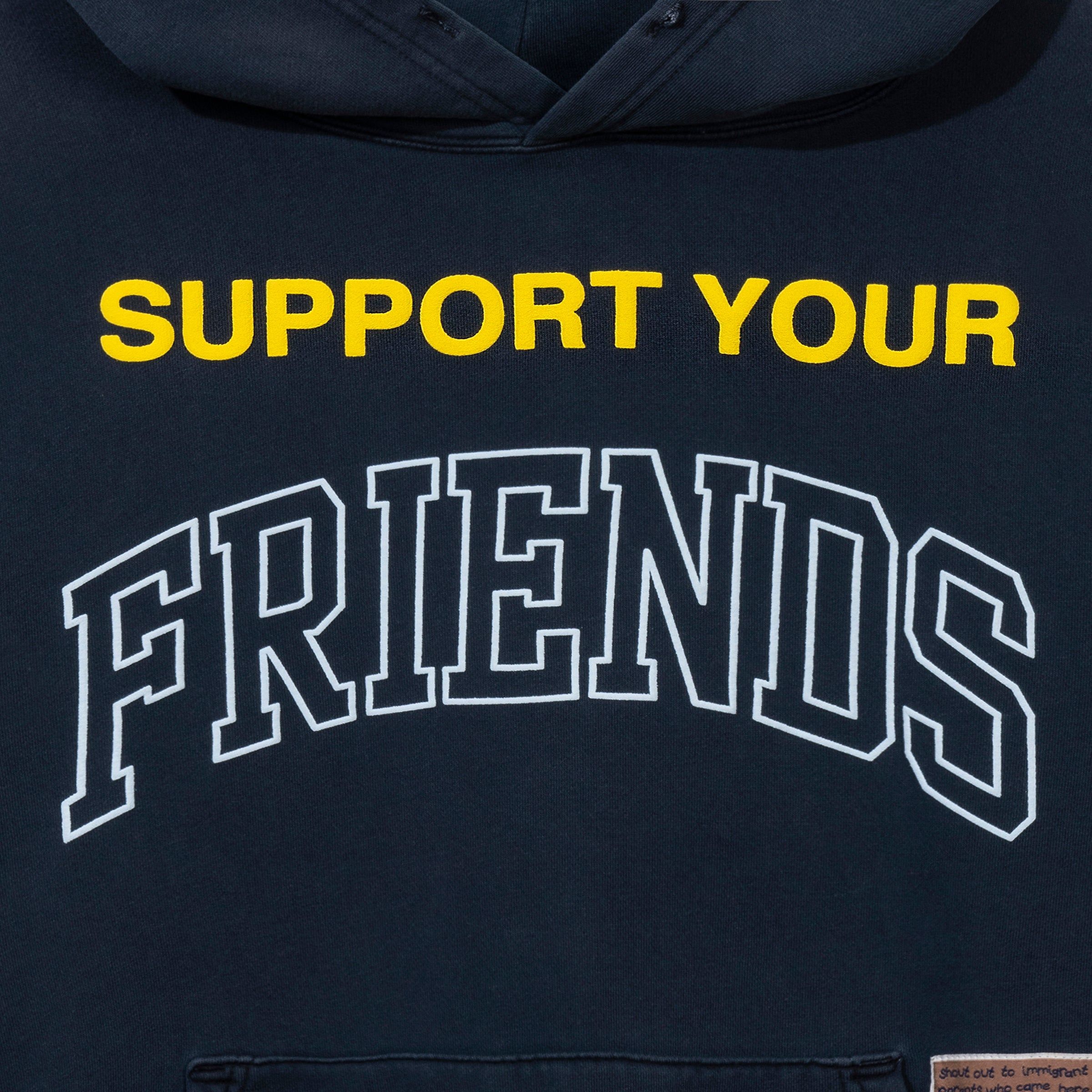SUPPORT YOUR FRIENDS HOODIE sold by Kids of Immigrants product image thumbnail 3