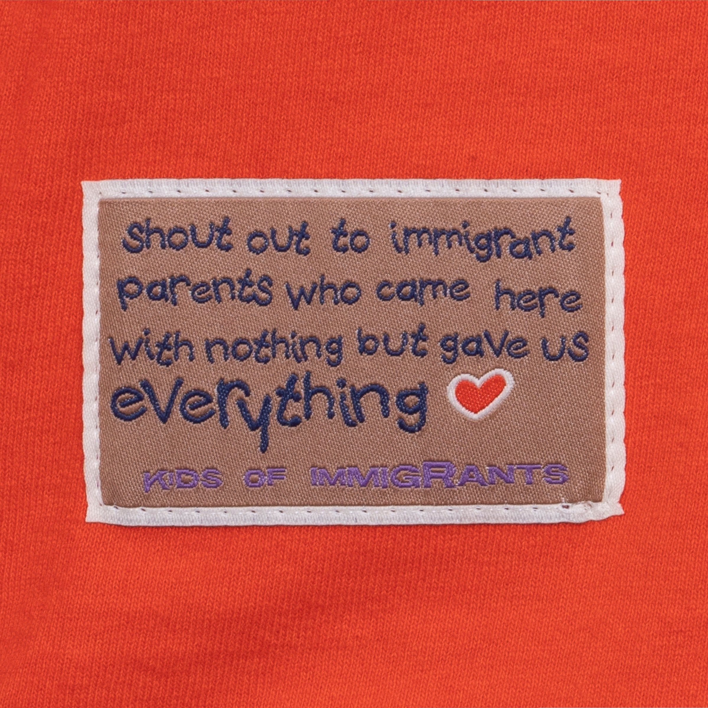 THIS IS FOR OUR FAMILY L/S TEE sold by Kids of Immigrants product image thumbnail 4