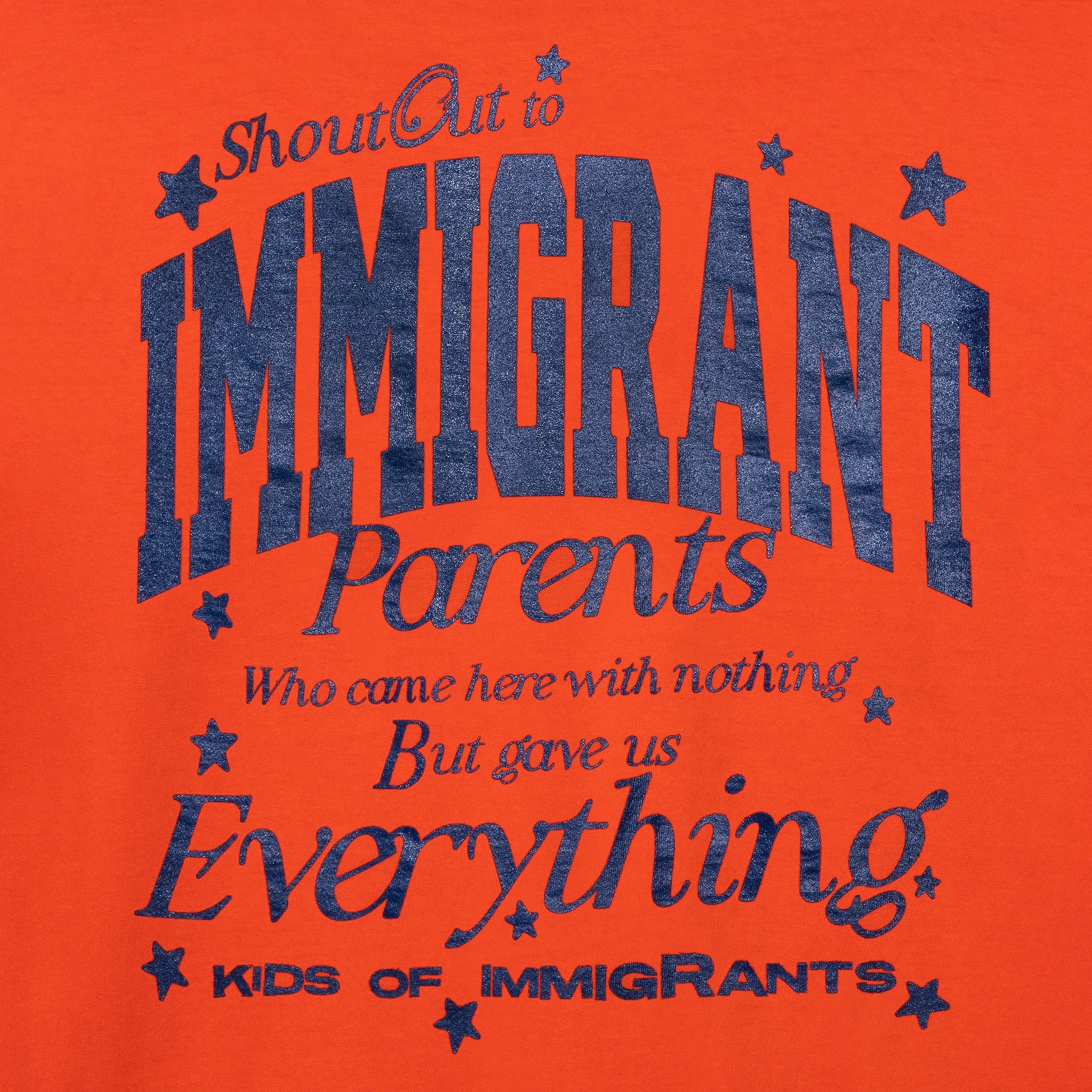 THIS IS FOR OUR FAMILY L/S TEE sold by Kids of Immigrants product image thumbnail 5