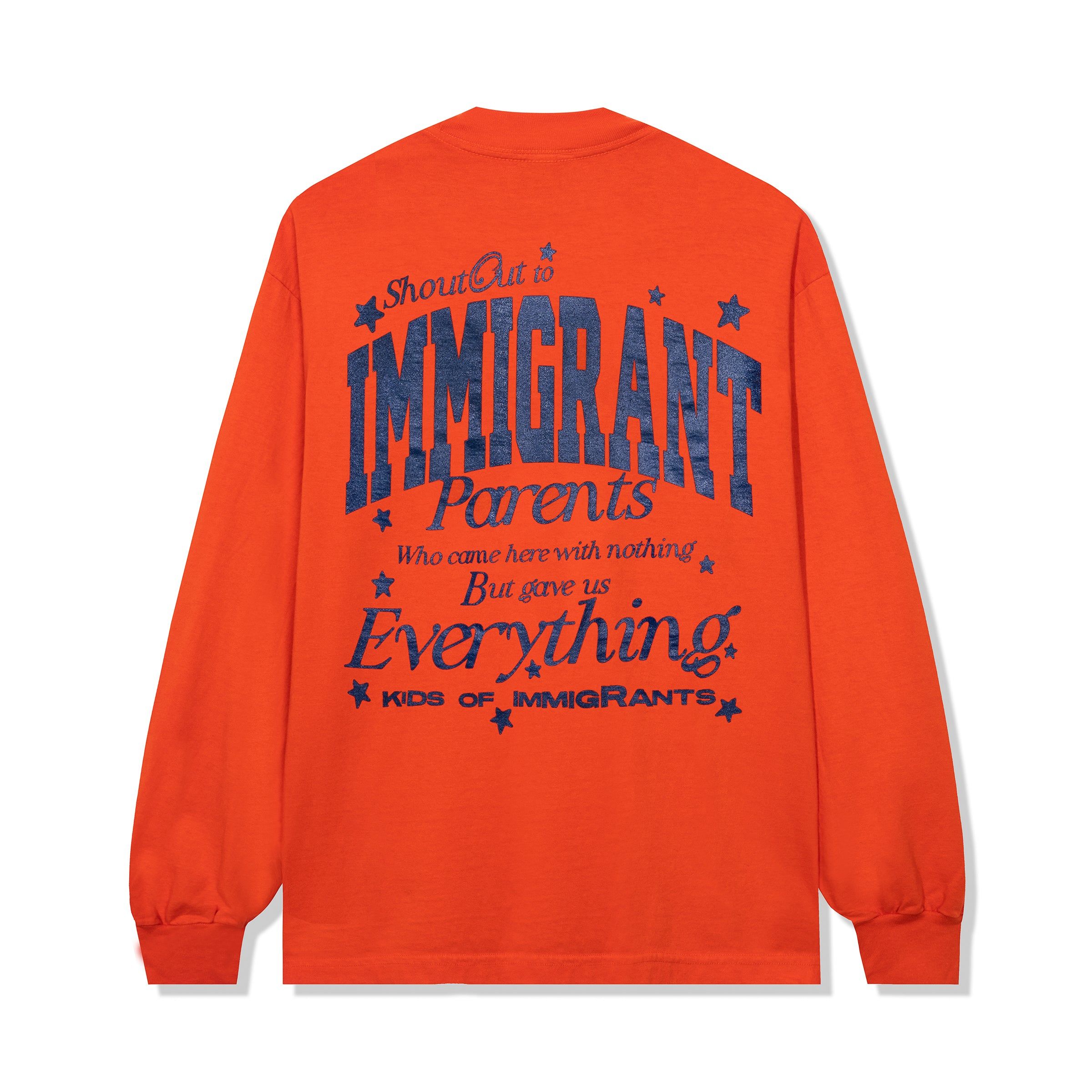 THIS IS FOR OUR FAMILY L/S TEE sold by Kids of Immigrants product image thumbnail 2
