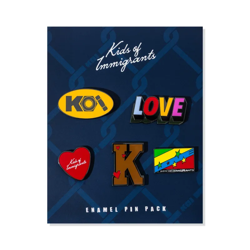 Built To Last Enamel Pin Pack sold by Kids of Immigrants