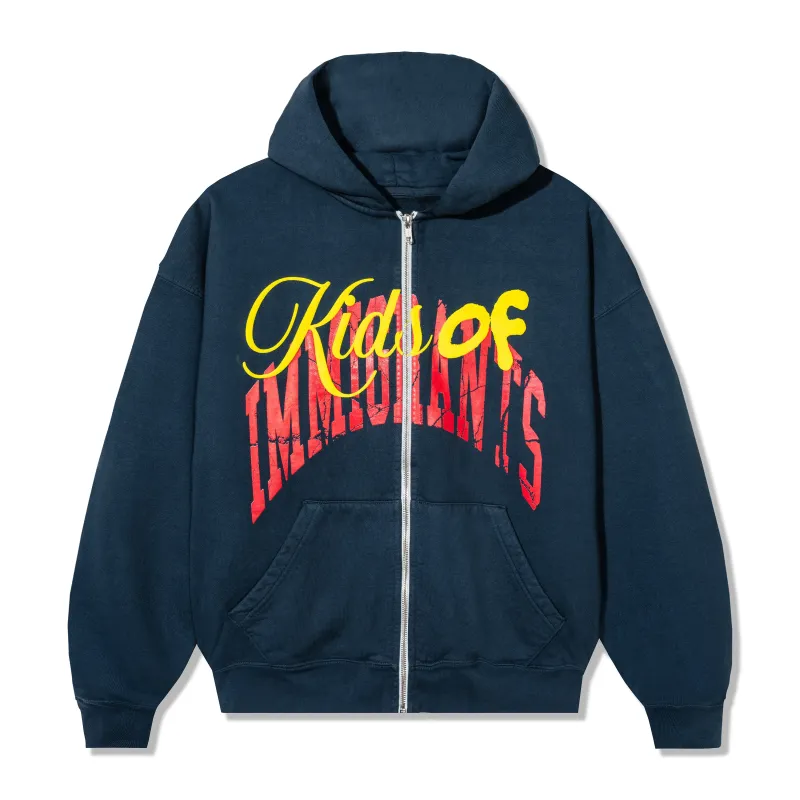 KOI Stacked Up Zip Hoodie sold by Kids of Immigrants