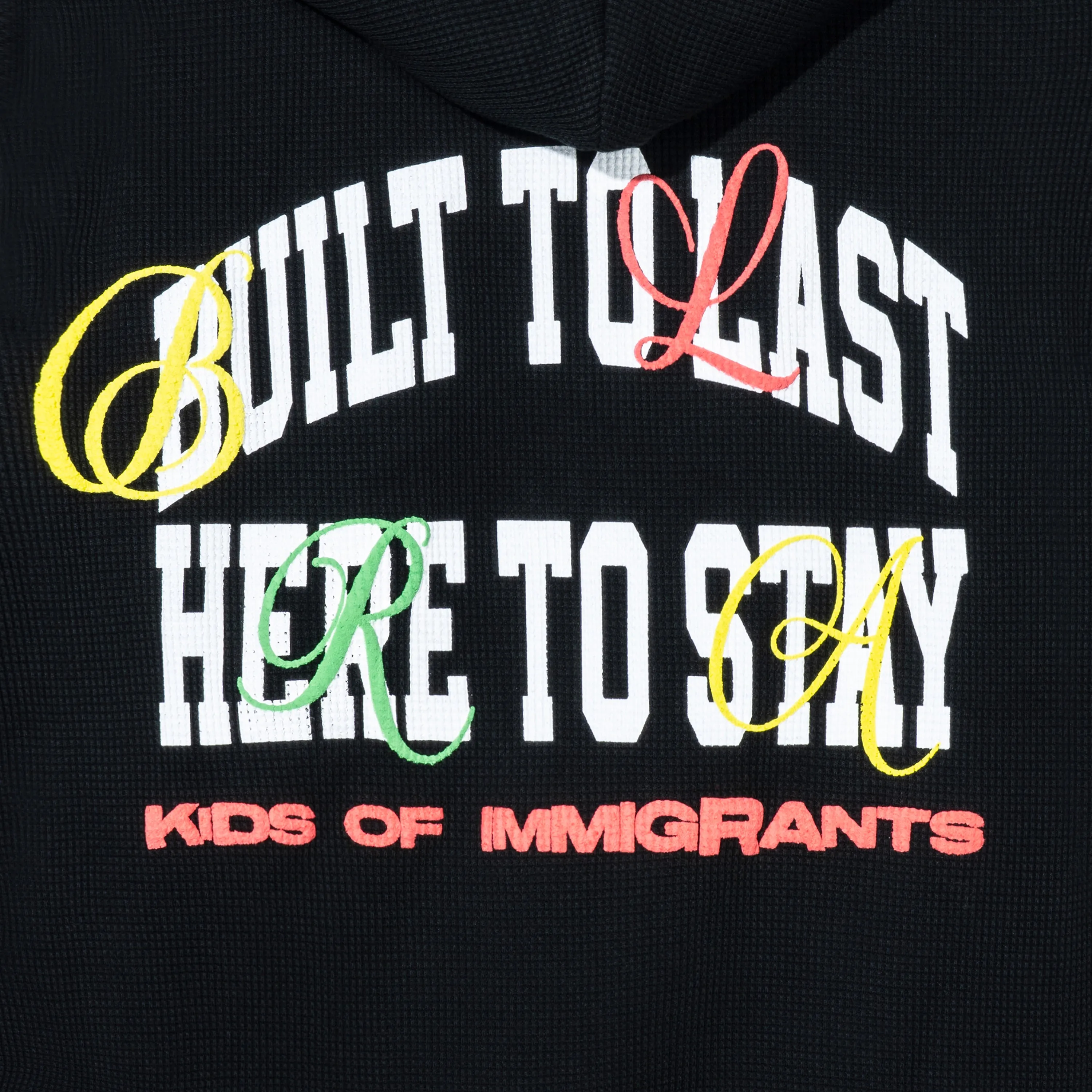 Built To Last 2.0 Thermal Hoodie sold by Kids of Immigrants product image thumbnail 4