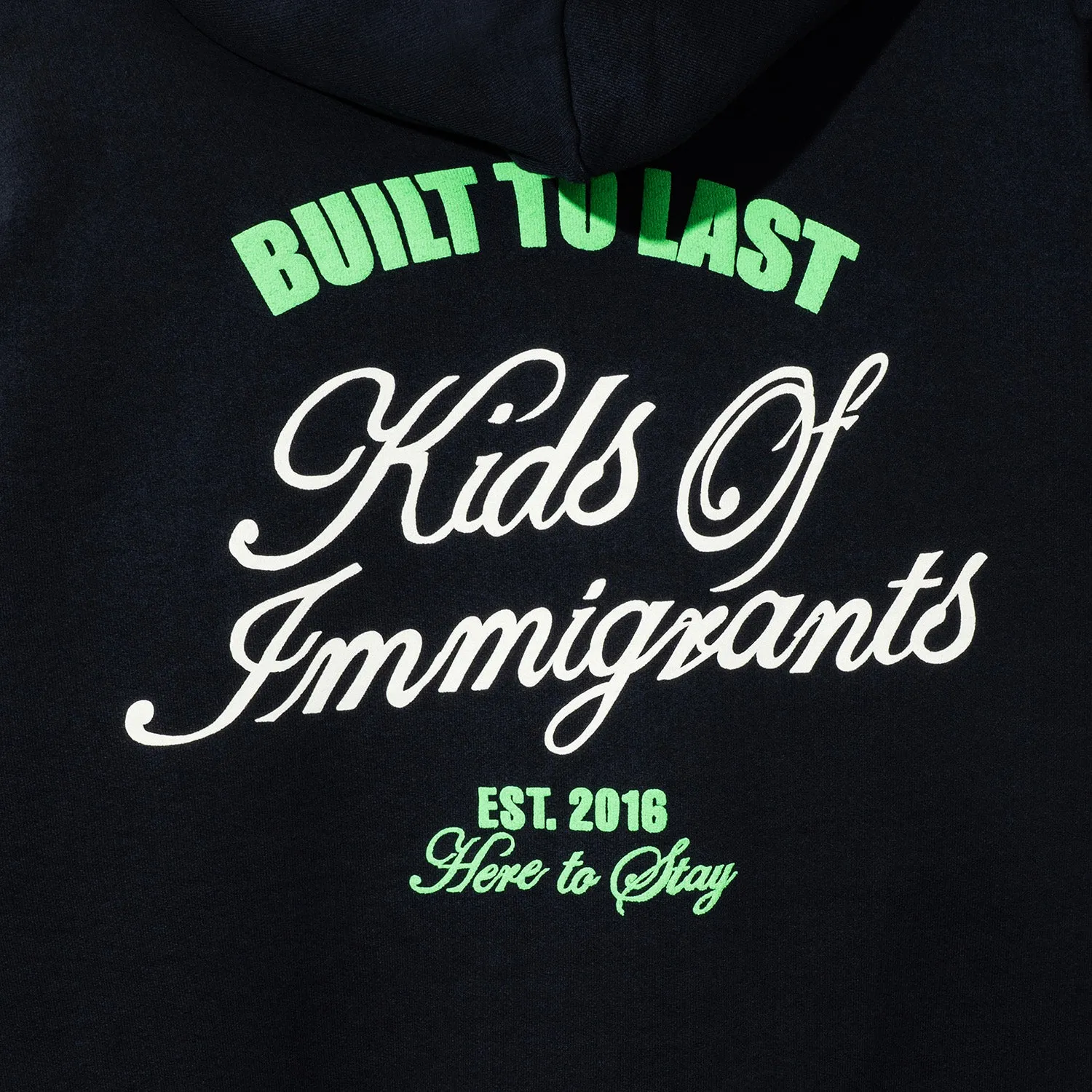 Built To Last Zip Hoodie sold by Kids of Immigrants product image thumbnail 3