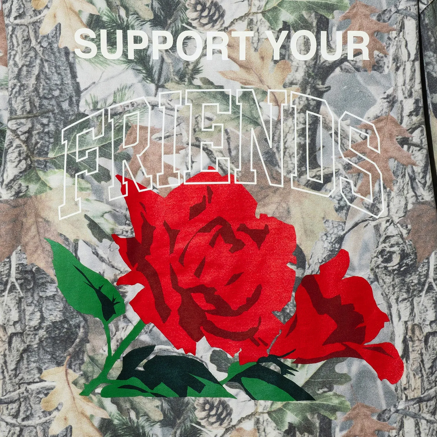 Support Your Friends Floral 2.0 L/S Tee sold by Kids of Immigrants product image thumbnail 3