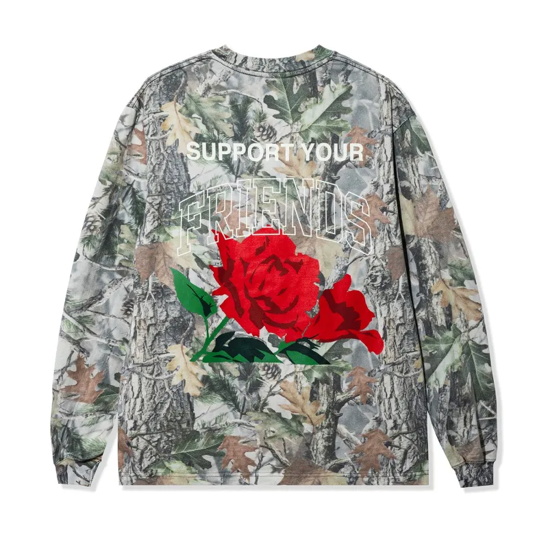 Support Your Friends Floral 2.0 L/S Tee sold by Kids of Immigrants
