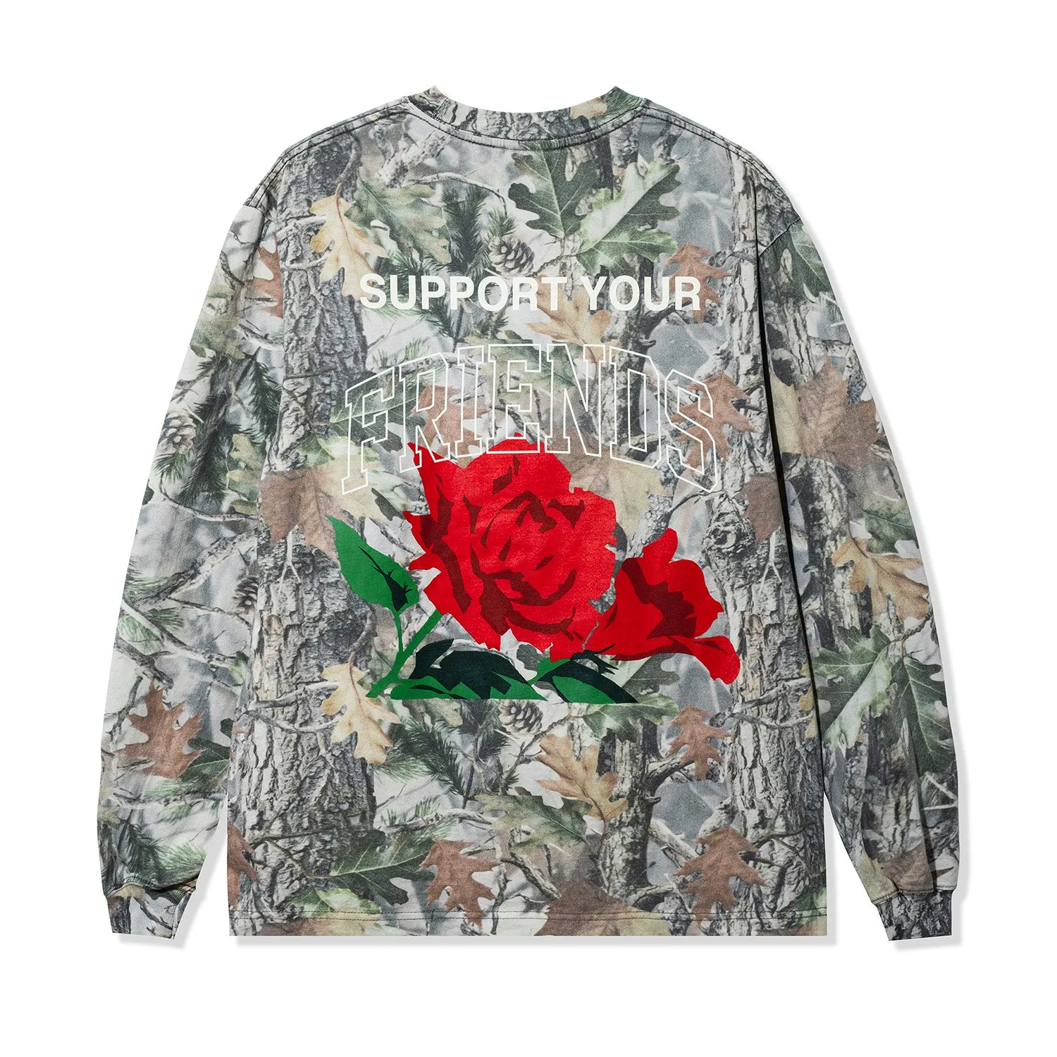 Support Your Friends Floral 2.0 L/S Tee sold by Kids of Immigrants