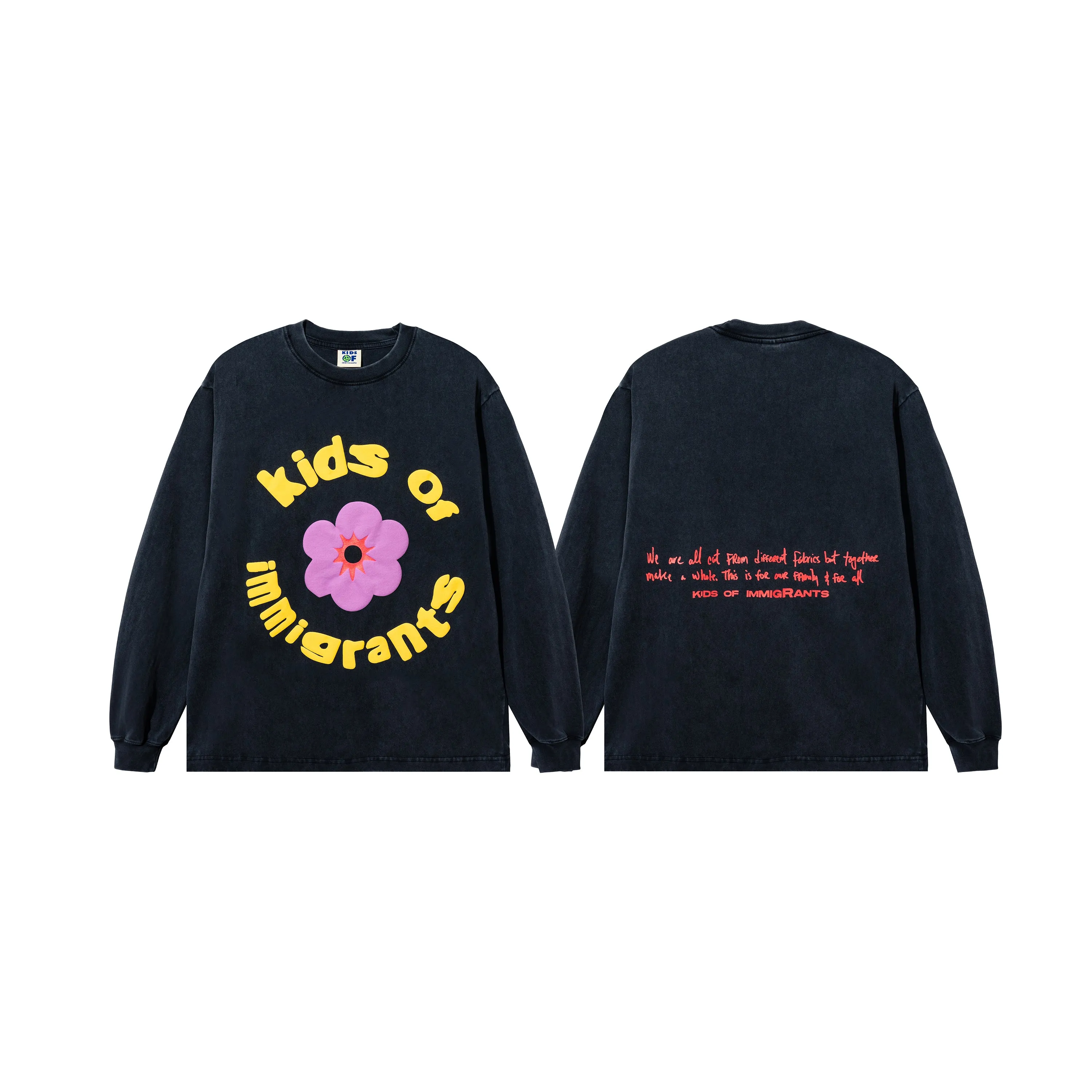 Together We Go Far 2.0 L/S Tee sold by Kids of Immigrants product image thumbnail 4