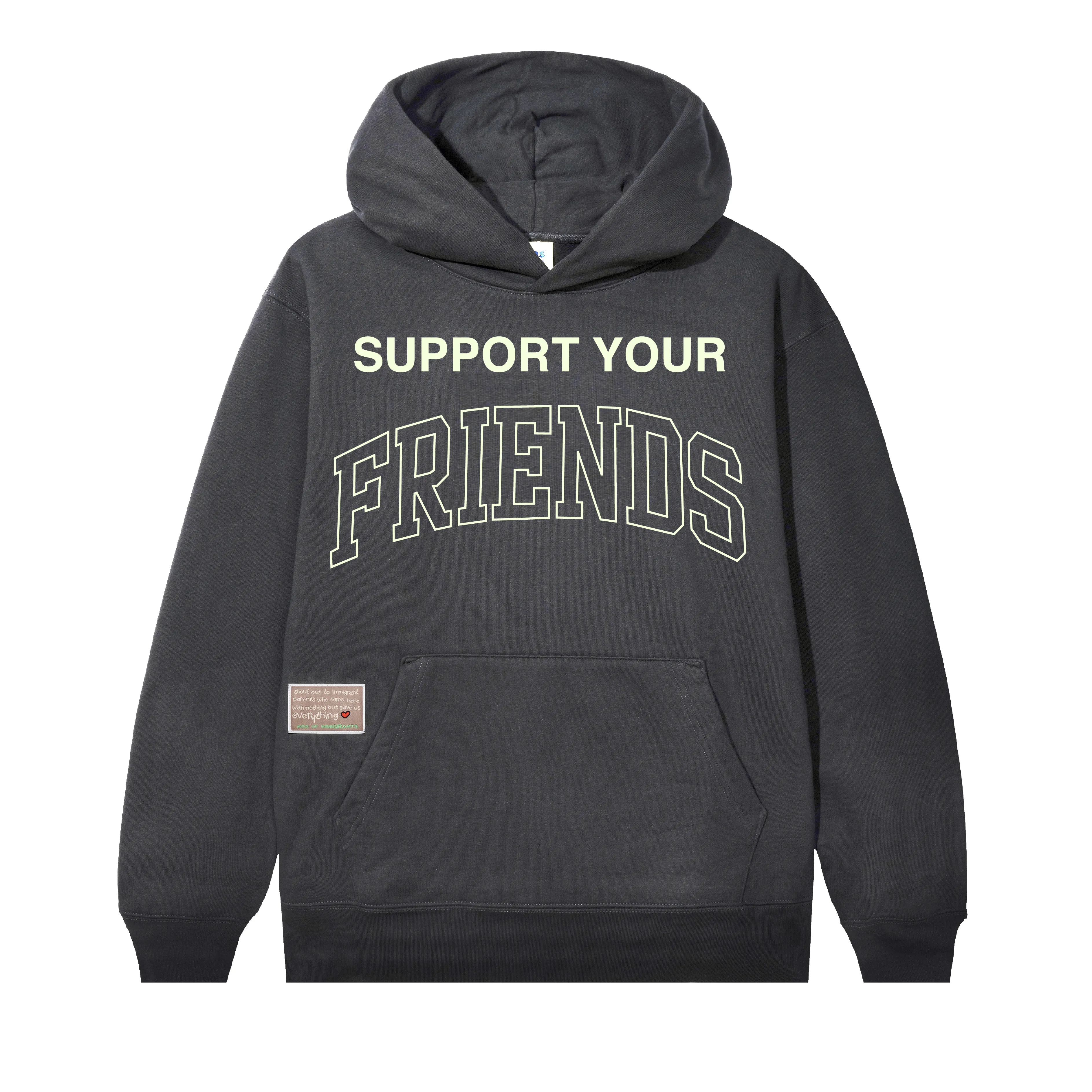 Support Your Friends Hoodie sold by Kids of Immigrants