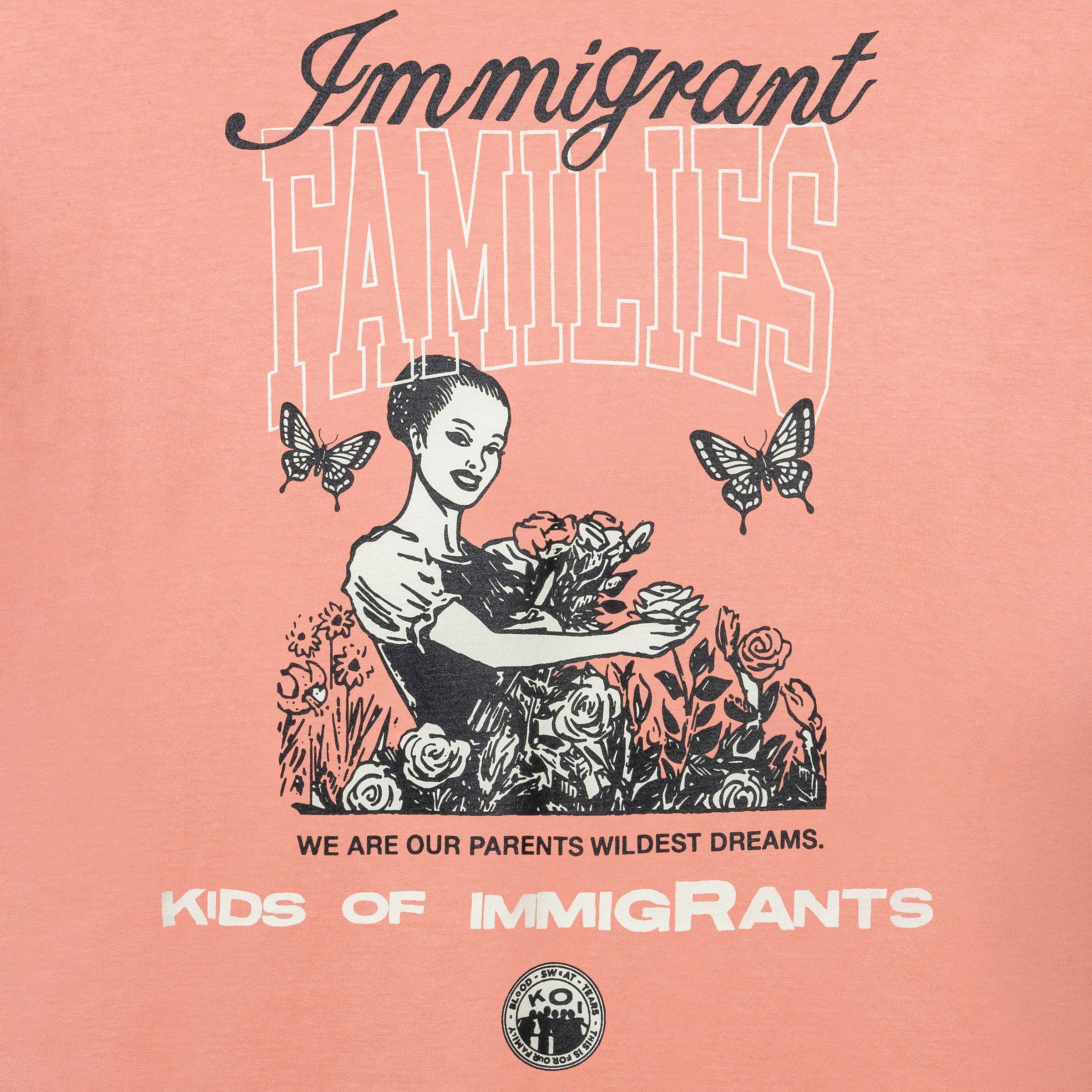 WILDEST DREAMS FLOWER TEE sold by Kids of Immigrants product image thumbnail 4