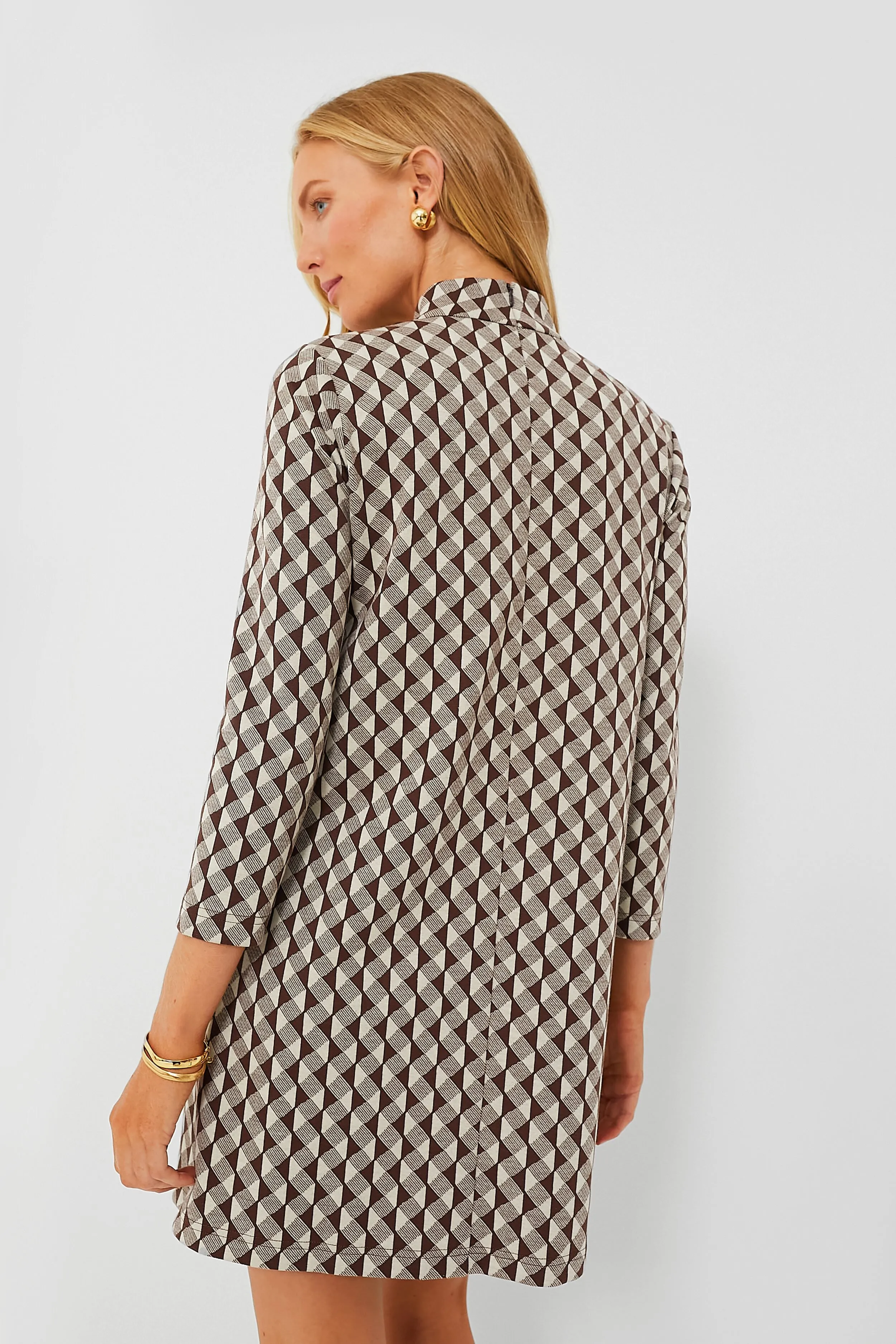 Birch Domino Mod Ellie Dress sold by Tuckernuck product image thumbnail 4