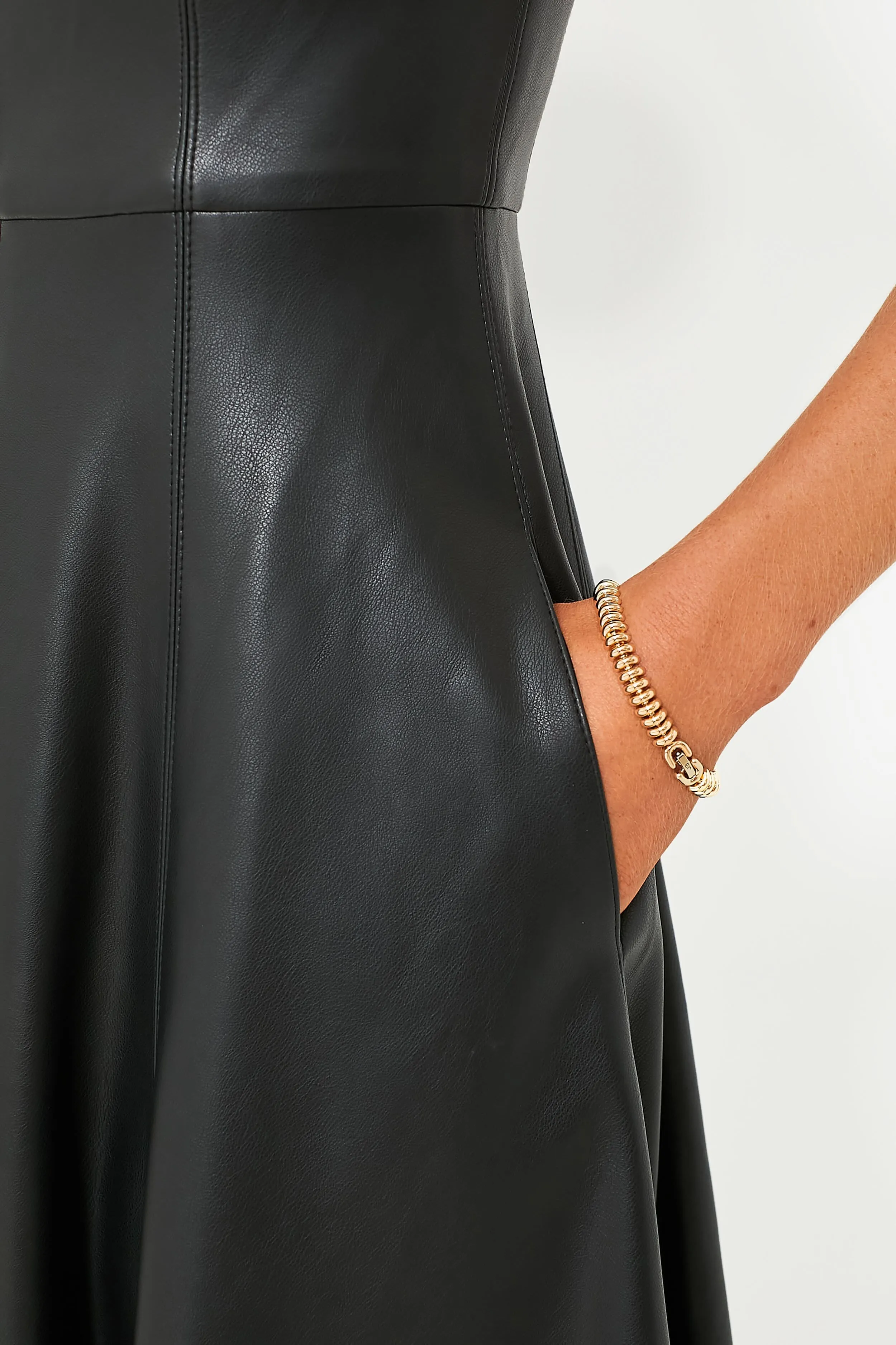 Black Soline Midi Dress sold by Tuckernuck product image thumbnail 4