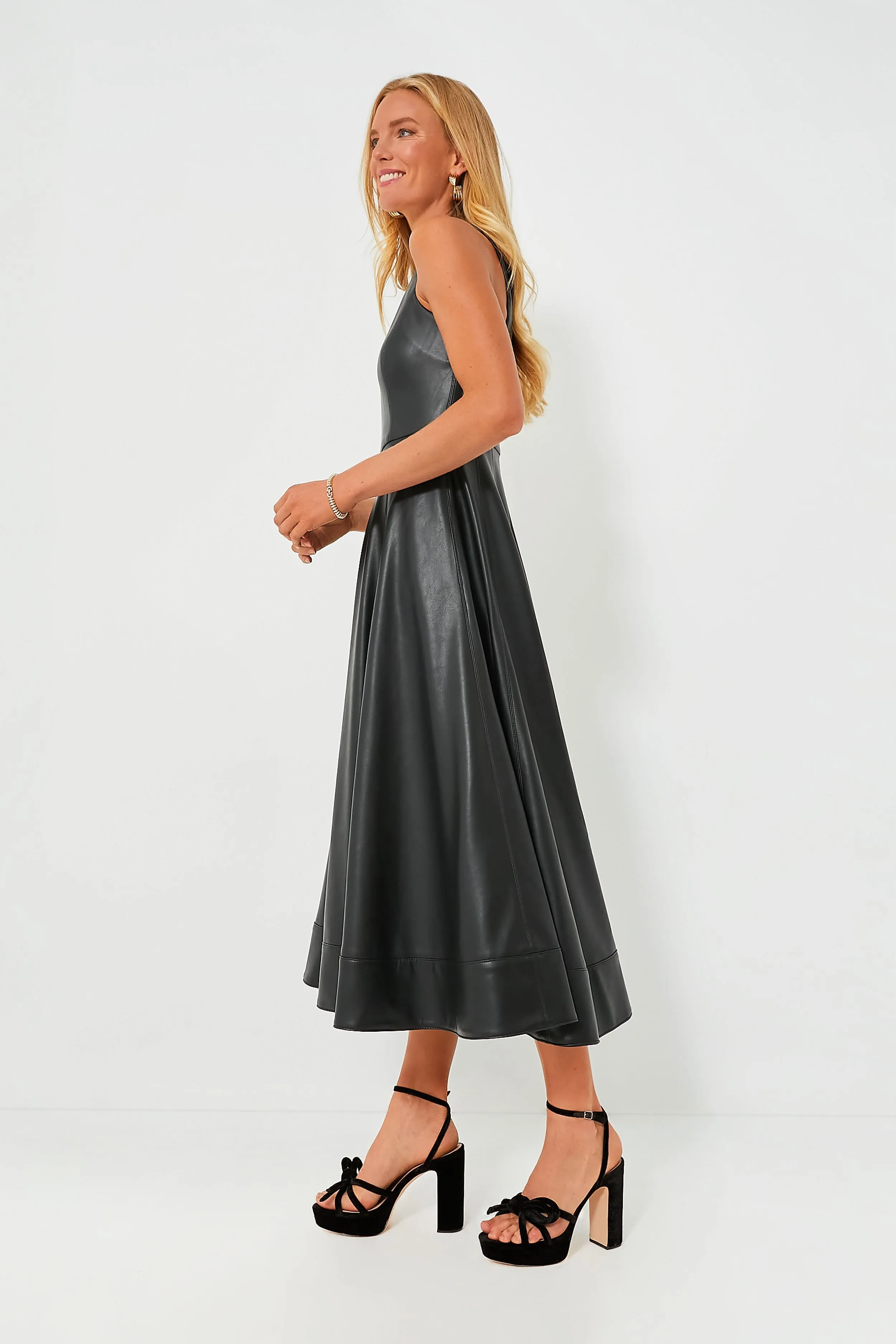 Black Soline Midi Dress sold by Tuckernuck product image thumbnail 2