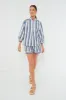 French Blue Stripe Alix Top sold by Tuckernuck