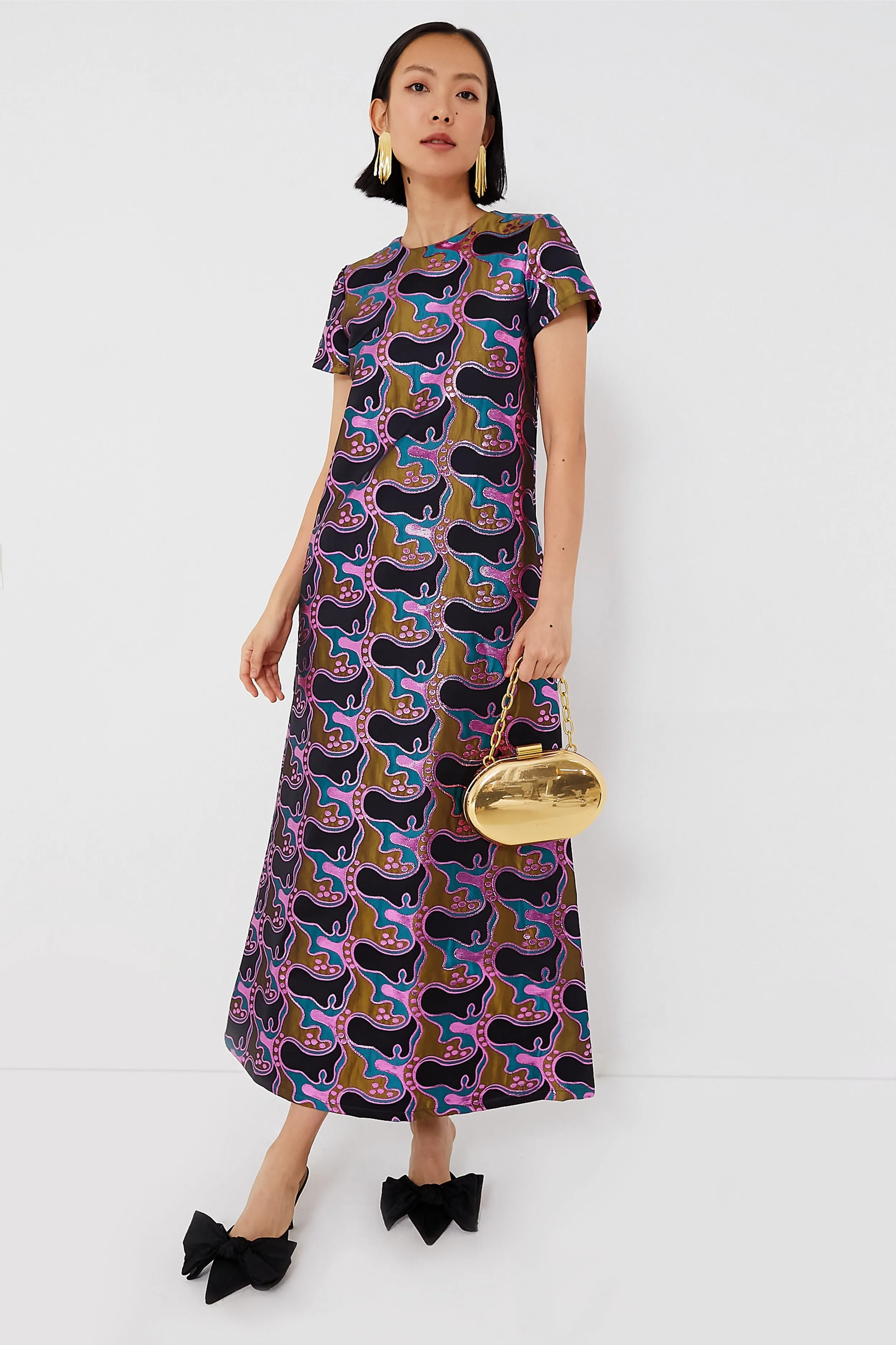 Gold Simone Earrings sold by Tuckernuck product image thumbnail 4