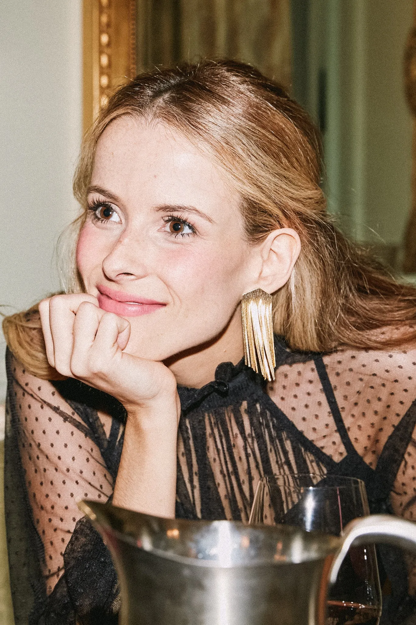 Gold Simone Earrings sold by Tuckernuck product image thumbnail 2