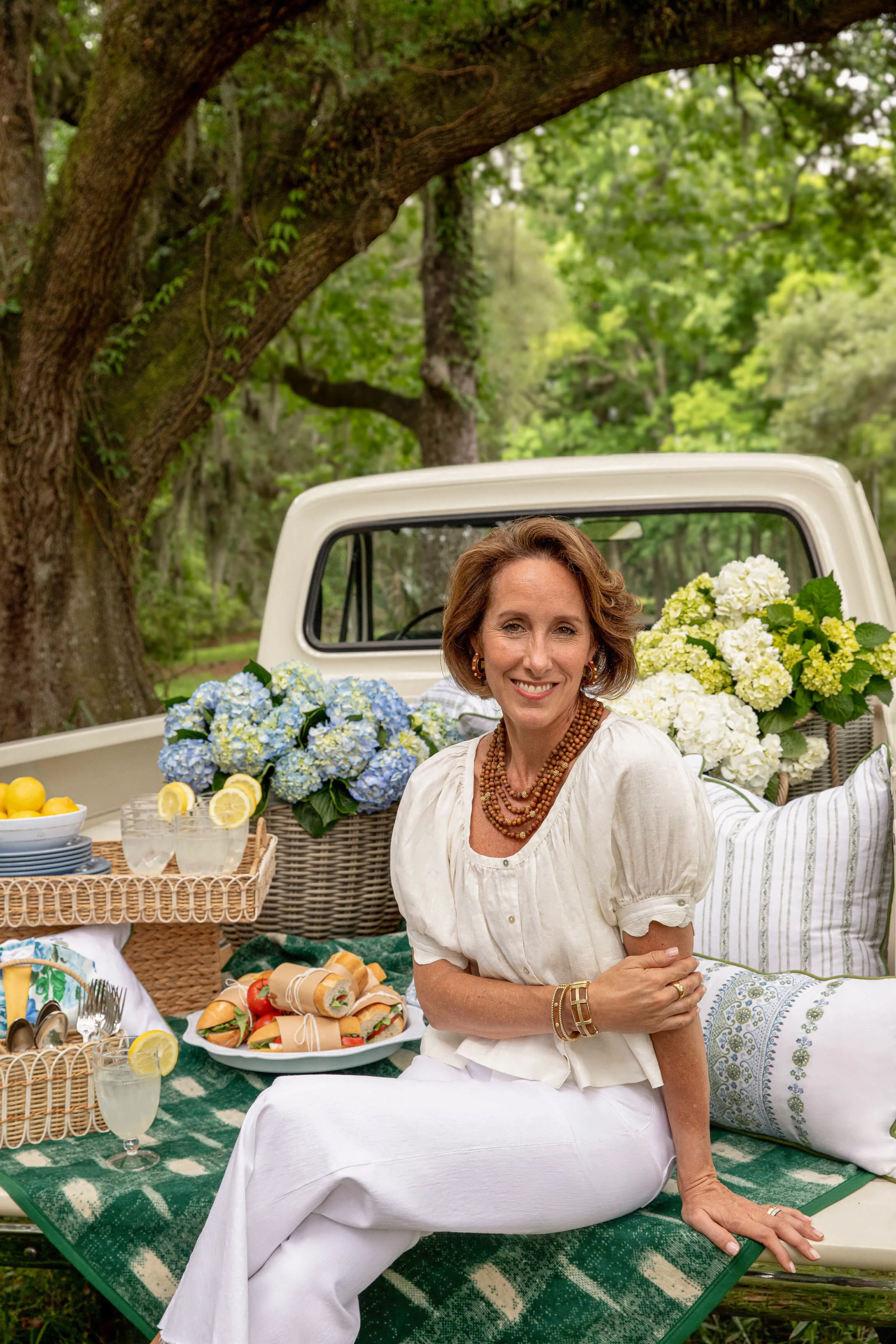 White Linen Tully Top sold by Tuckernuck product image thumbnail 2