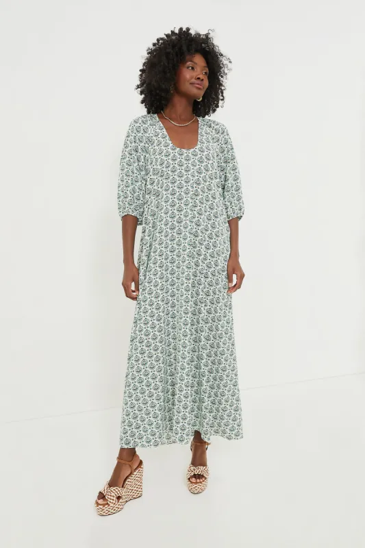 Green Leaves Laurel Maxi Dress sold by Tuckernuck