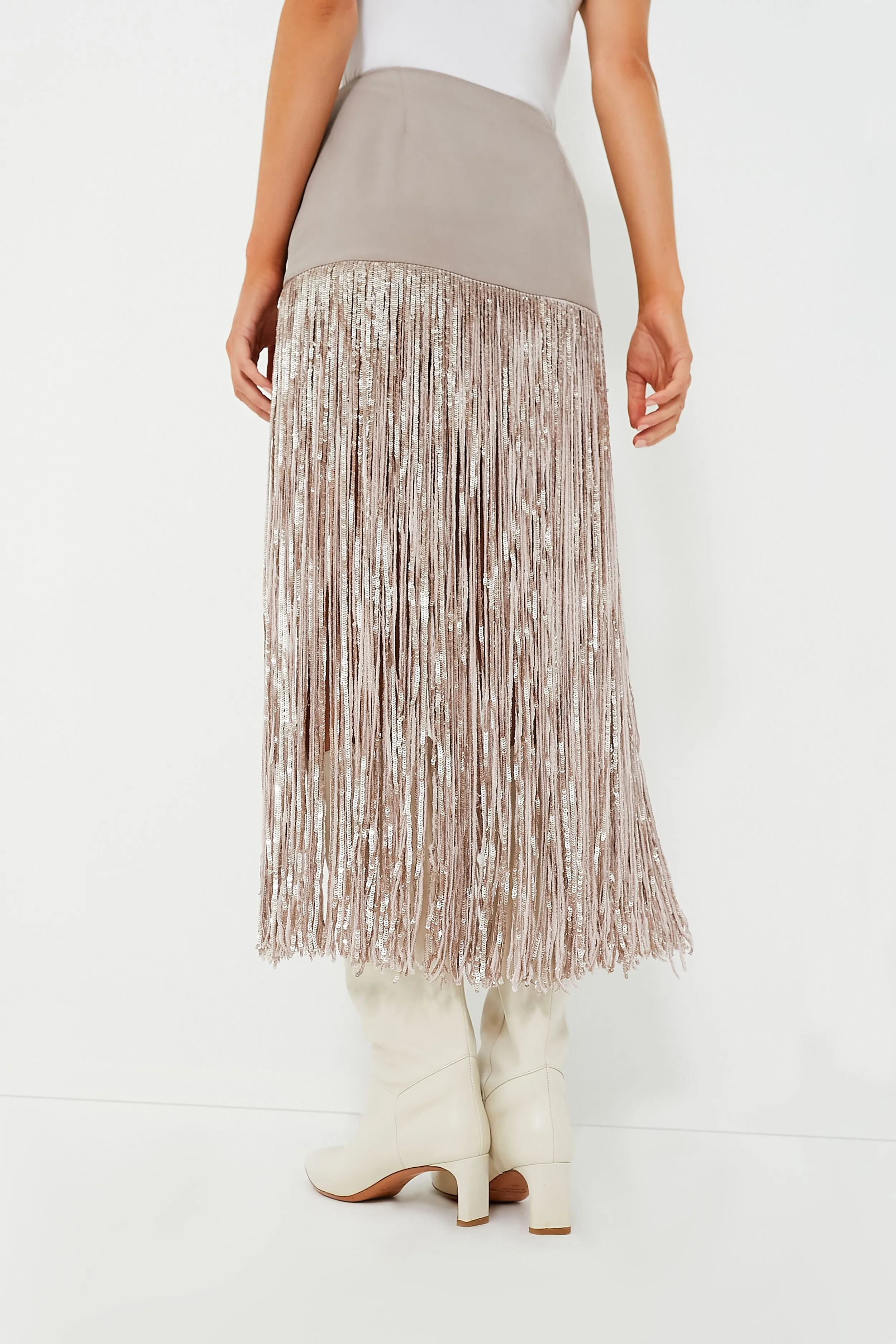 Sparrow Grey Florence Skirt sold by Tuckernuck product image thumbnail 4