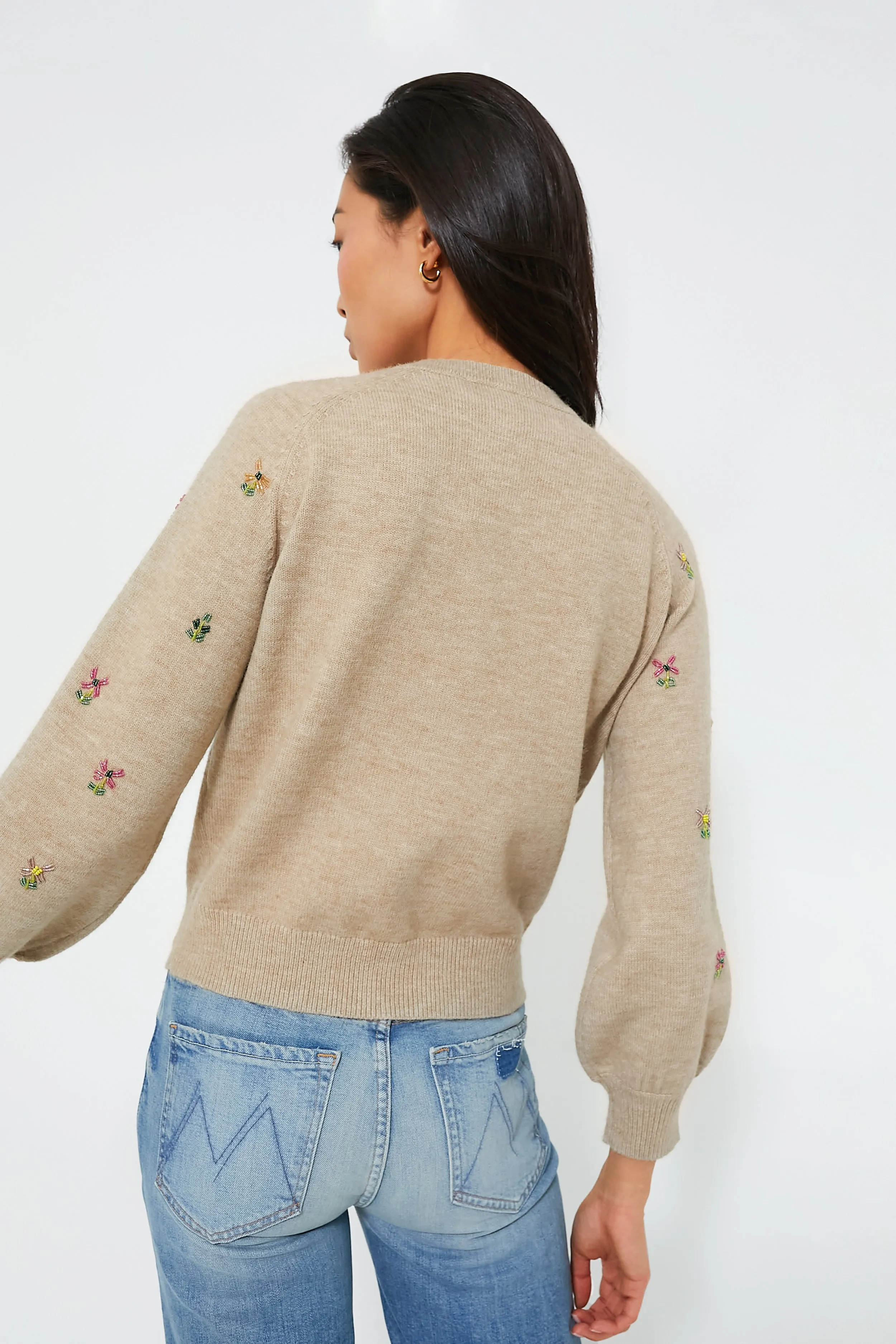 Multi Floral Embellishment Elsie Cardigan sold by Tuckernuck product image thumbnail 4