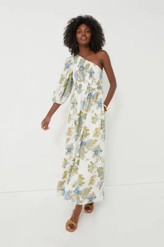 Ivory Escala Floral Anha Maxi Dress sold by Tuckernuck