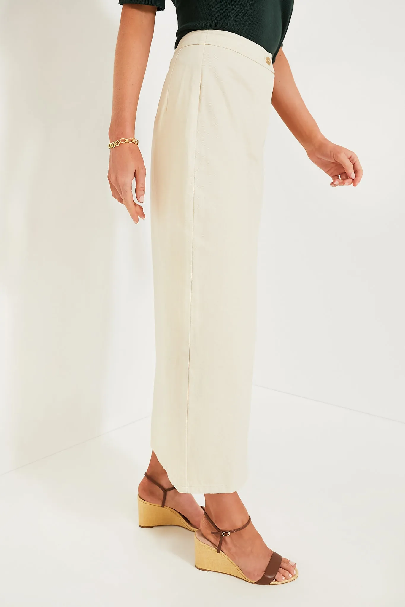 Ecru Denim Lia Skirt sold by Tuckernuck product image thumbnail 3