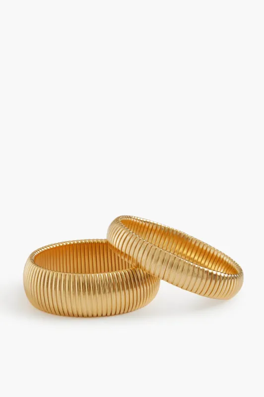 Gold Cobra Bracelet Duo Set sold by Tuckernuck