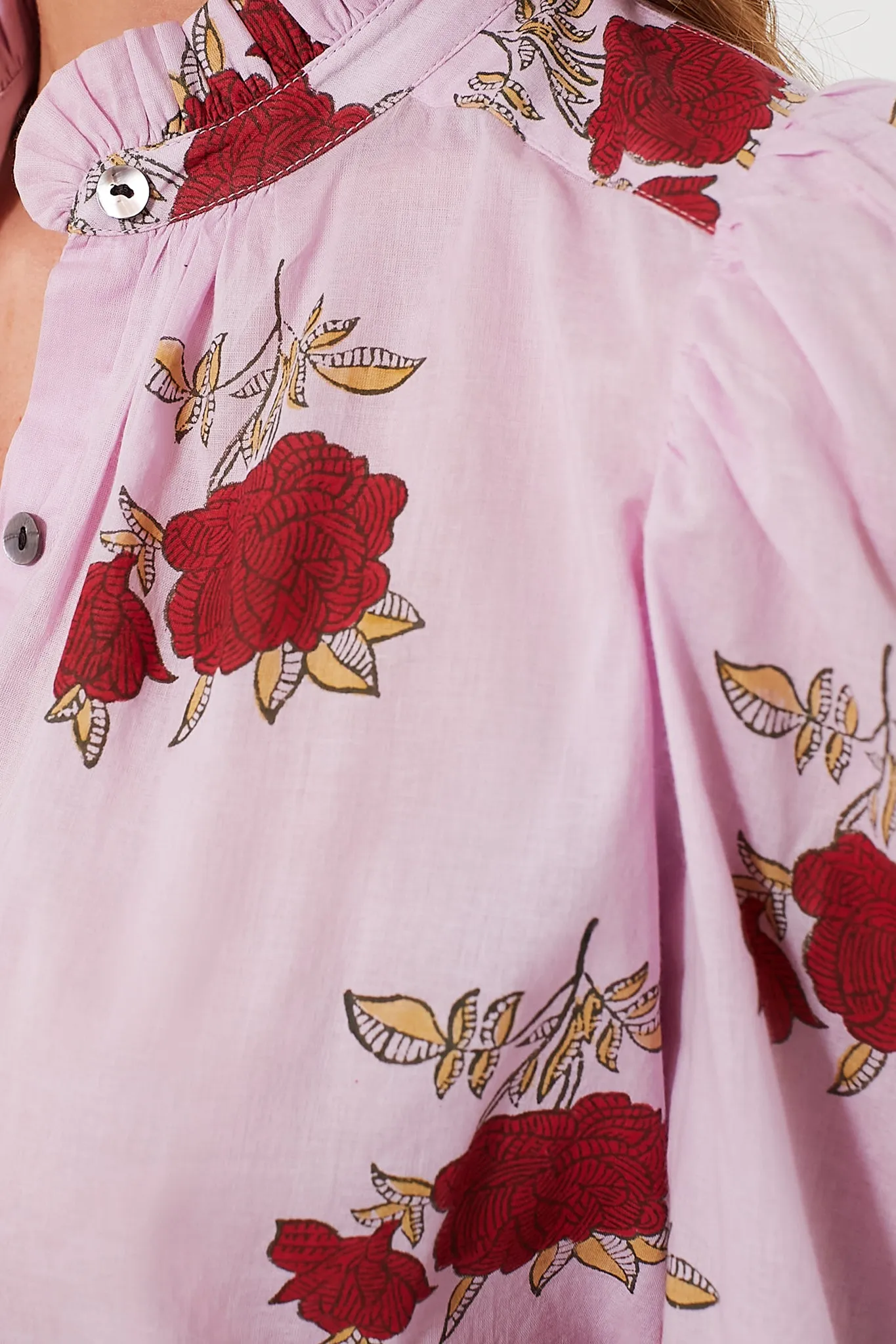 Pink Ruby Annabel Rosette Shirt sold by Tuckernuck product image thumbnail 5