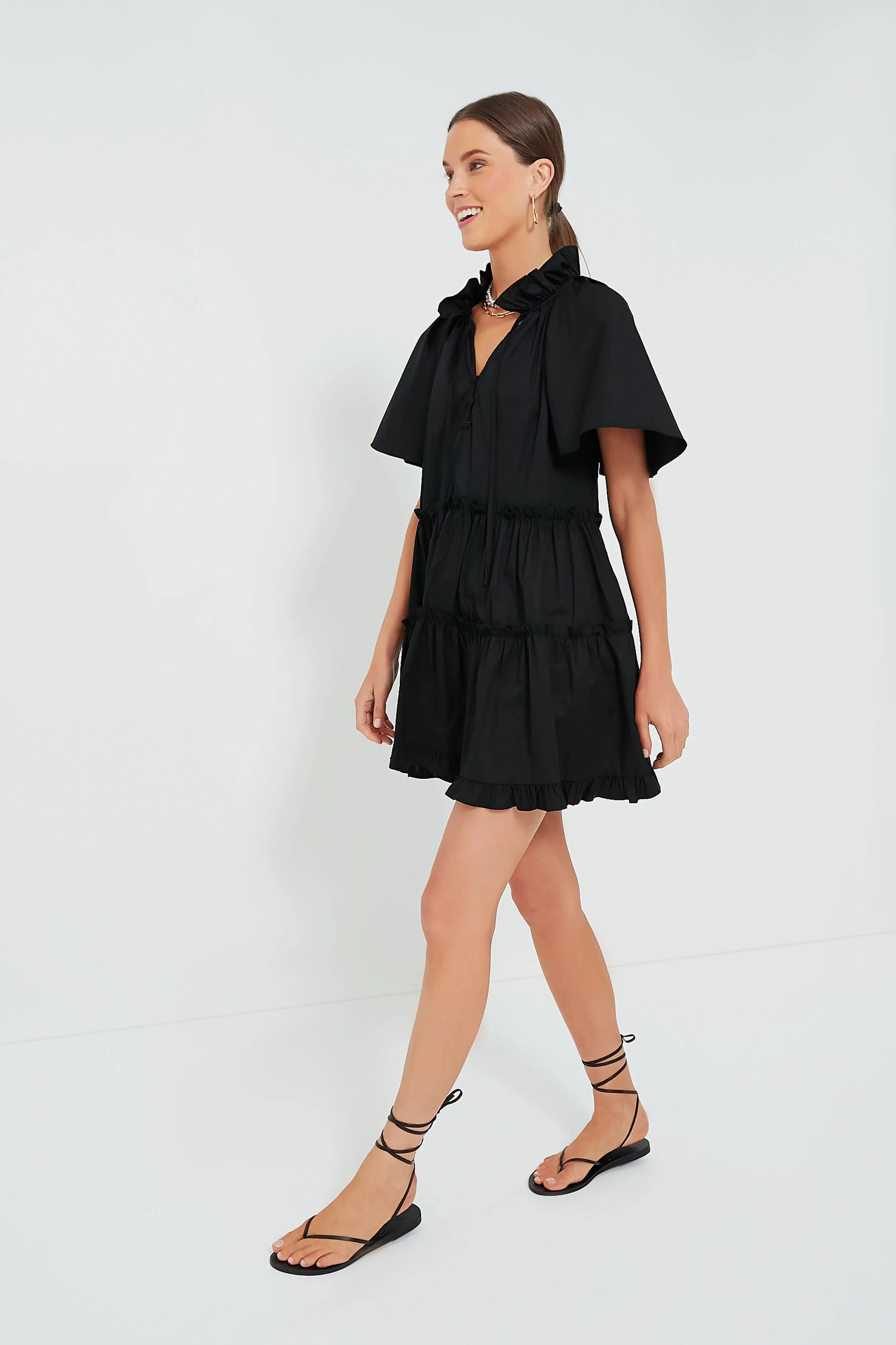 Black Adeline Dress sold by Tuckernuck product image thumbnail 3